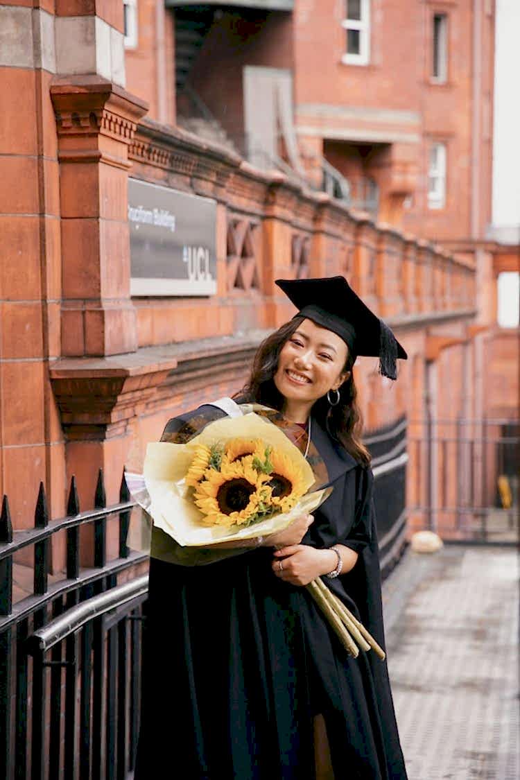 Nuoya’s UCL graduation ceremony